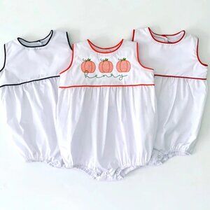 Unisex Bubble with Orange Piped Trim - EMBROIDERY BLANK